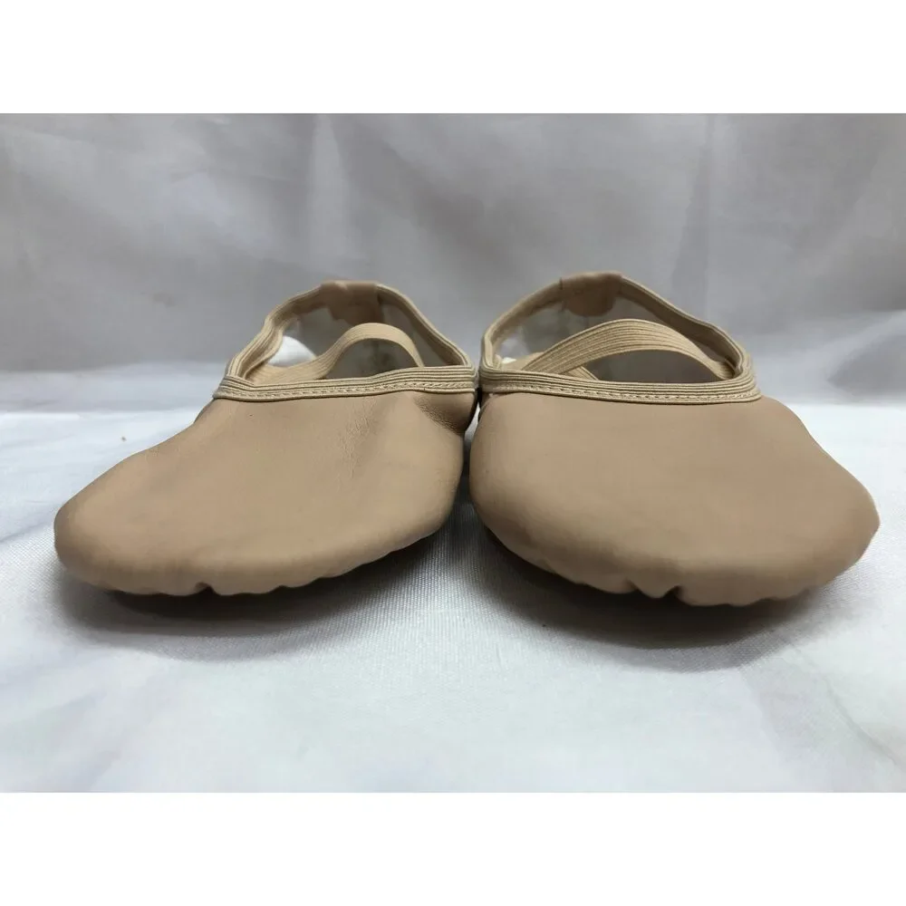 Pre-Owned Dance Ballet Shoes Stelle 2M Leather Single Strap Full Sole